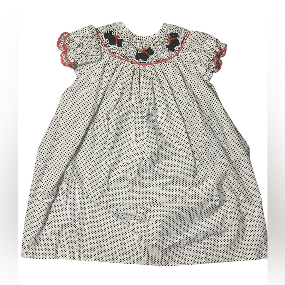 🐣Marmellata Black and White Polka Dot Kids Formal Dress